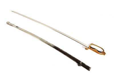 Lot 116 - Japanese Army officer's kyu-gunto sword,...