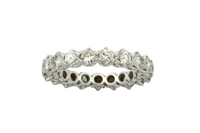 Lot 150 - A diamond eternity ring  Designed as a...