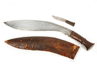 Lot 84 - A Nepalese kukri and sheath, early-20th...