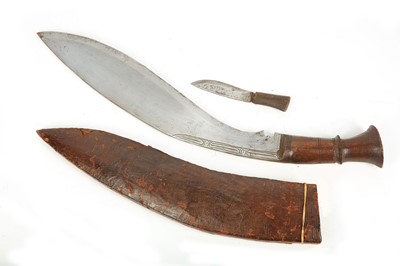 Lot 84 - A Nepalese kukri and sheath, early-20th...