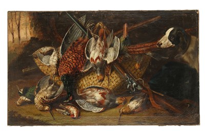 Lot 47 - W. MURRAY, 1794  Game birds and a hunting dog...