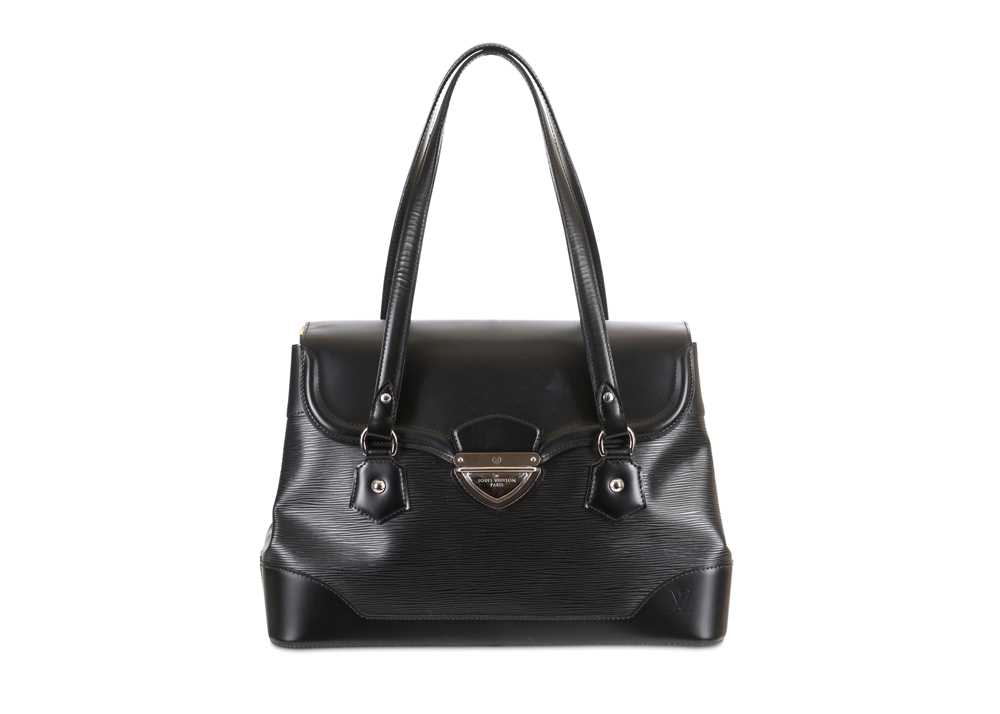 Lot 105 - Louis Vuitton Black Epi Bagatelle GM, c. 2009,...