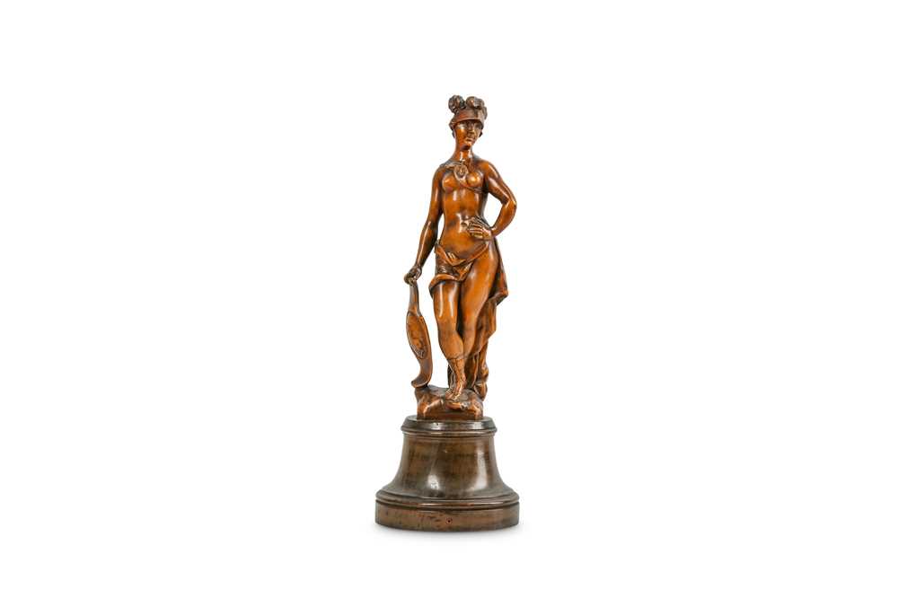 Lot 24 - A 17TH CENTURY FLEMISH CARVED BOXWOOD FIGURE...