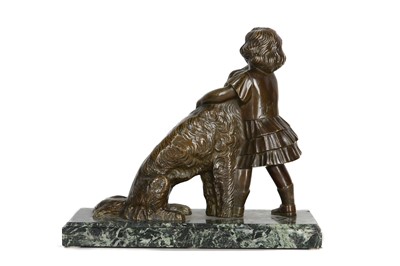 Lot 226 - A FIRST HALF 20TH CENTURY BRONZE FIGURE OF A...