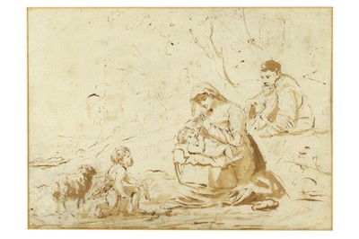 Lot 72A - ITALIAN SCHOOL (18TH CENTURY) The holy family...