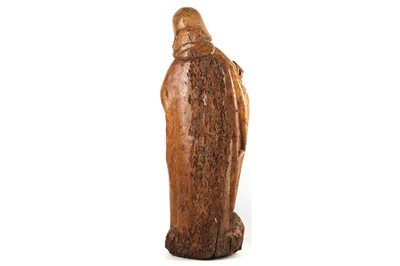 Lot 7 - A LATE 15TH CENTURY GERMAN CARVED WALNUT...