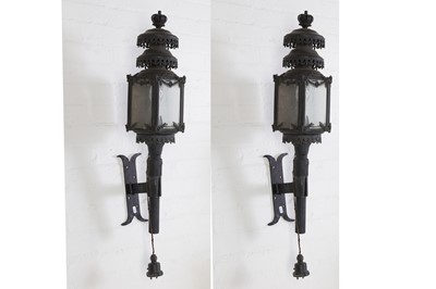 Lot 169 - A PAIR OF EARLY 19TH CENTURY PATINATED METAL...