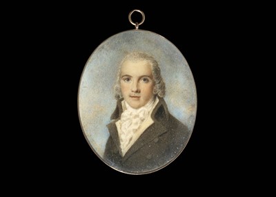 Lot 18 - SAMUEL SHELLEY (BRITISH 1750/6-1808) Portrait...