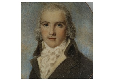 Lot 18 - SAMUEL SHELLEY (BRITISH 1750/6-1808) Portrait...