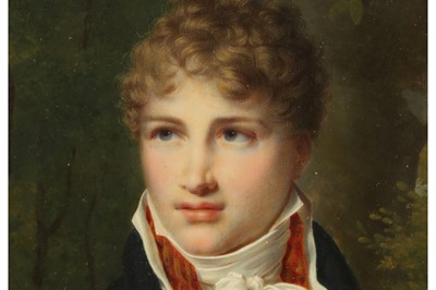 Lot 52 - COMTE FERDINAND DE TASCHER CIRCA 1821 Portrait...