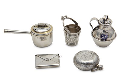 Lot 345 - A mixed group of sterling silver miniature...