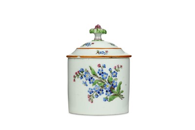 Lot 148 - A MEISSEN PORCELAIN JAR AND COVER, early 19th...