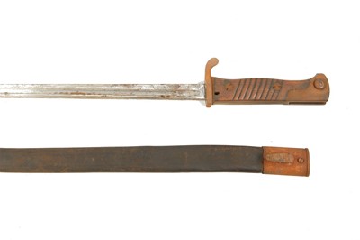 Lot 39 - Rare pre or early-WW1 German bayonet, model...