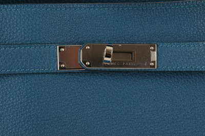 Lot 29 - Hermes Blu Saphir So Kelly 26, c. 2015, Togo...