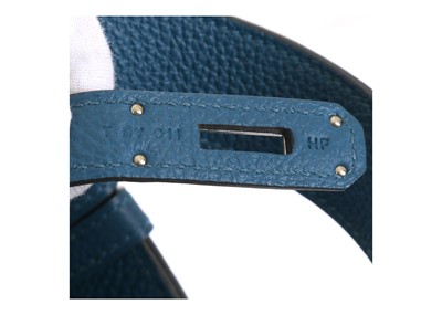 Lot 29 - Hermes Blu Saphir So Kelly 26, c. 2015, Togo...