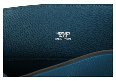 Lot 29 - Hermes Blu Saphir So Kelly 26, c. 2015, Togo...