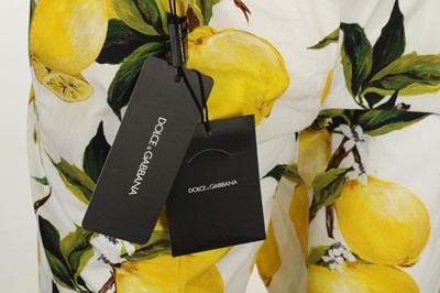 Lot 17 - Dolce and Gabbana Lemon Trousers, lemon motif...