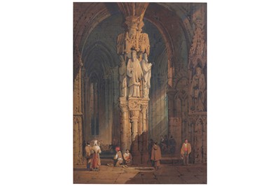 Lot 119 - SAMUEL PROUT (BRITISH 1783 - 1852) Interior of...