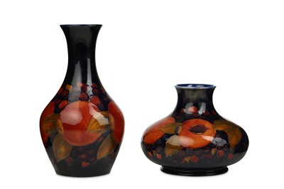 Lot 189 - TWO WILLIAM MOORCROFT 'POMEGRANATE' POTTERY...
