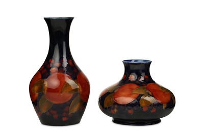 Lot 189 - TWO WILLIAM MOORCROFT 'POMEGRANATE' POTTERY...
