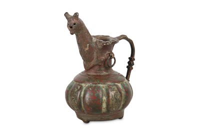 Lot 32 - A MINIATURE BRONZE JUG North-Eastern Iran,...