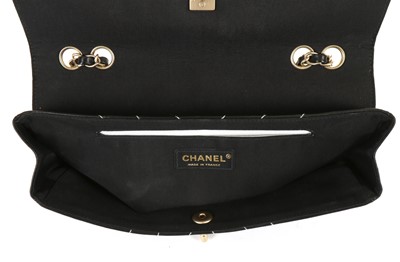 Lot 62 - Chanel Black East West Flap Bag, c. 2003-04,...