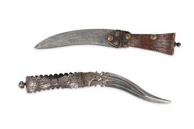 Lot 358 - TWO STEEL 'SCORPION' DAGGERS (BICHUWA /...