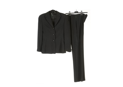Lot 476 - Versace Ladies Classic V2 Black Trouser Suit,...