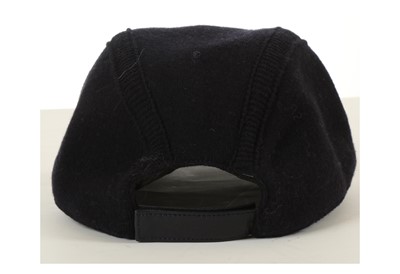 Lot 238 - Chanel Identification Black Wool Cap, 2000s,...