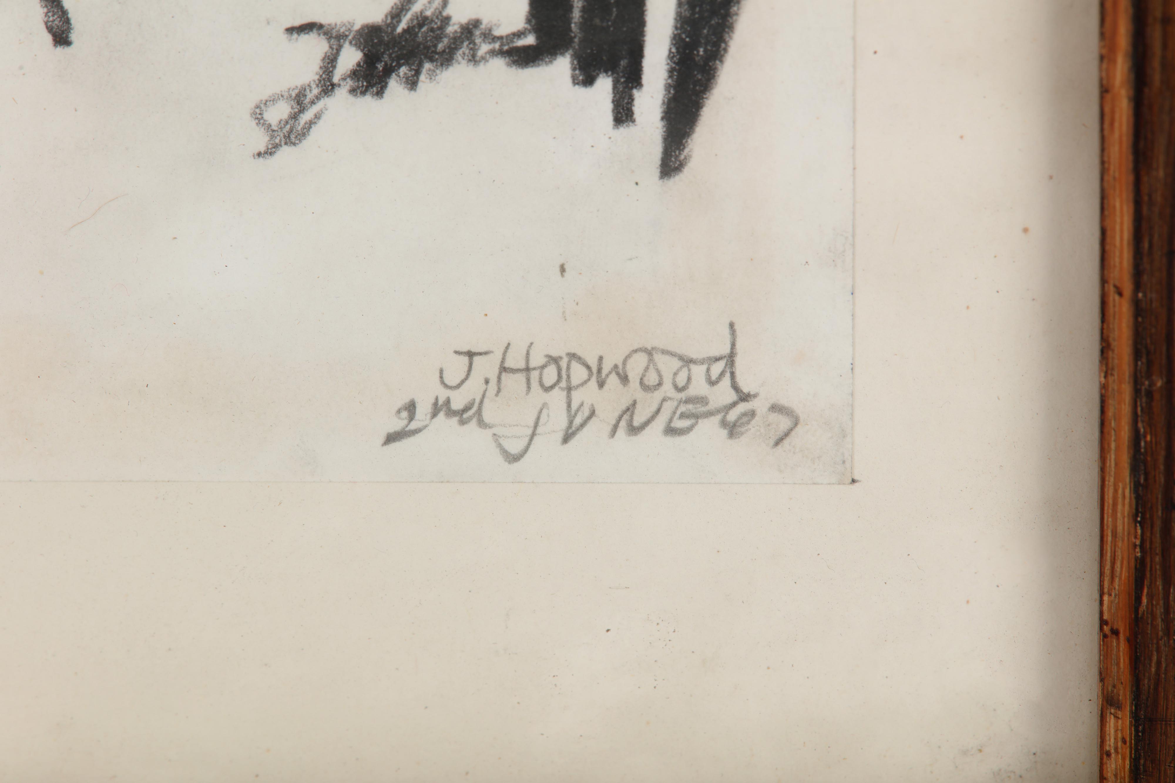 Lot 135 - JOHN HOPWOOD (BRITISH 1942-2015) A sketch
