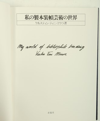 Lot 161 - Bookbinding.- Miura (Kerstin Tini) [Japanese]...