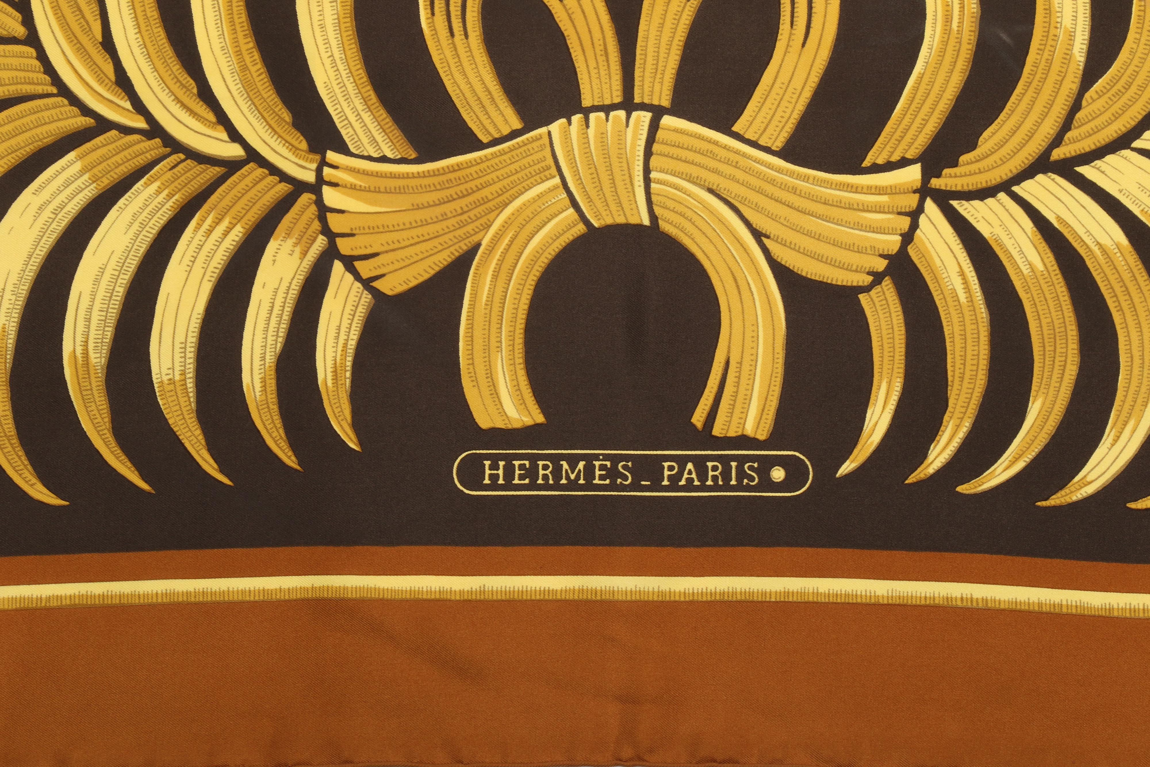 Lot 195 - Hermes 'Tigre Royal' Silk Scarf, designed in