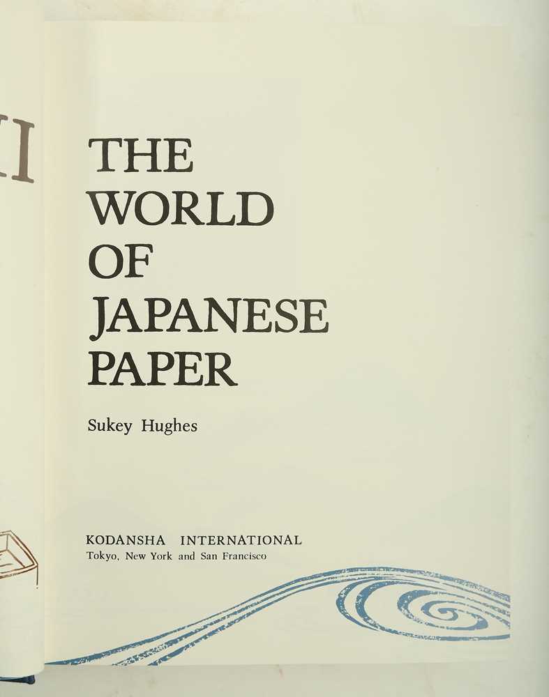 Lot 272 - Paper-Making.- Kume (Yasuo) Tesuki Washi Shuho...