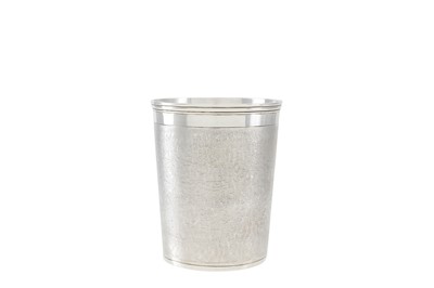 Lot 227 - A George V sterling silver beaker, London 1921...