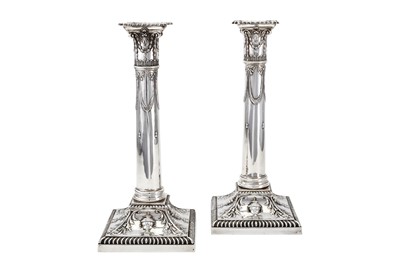 Lot 238 - Amended - A pair of Victorian sterling silver...