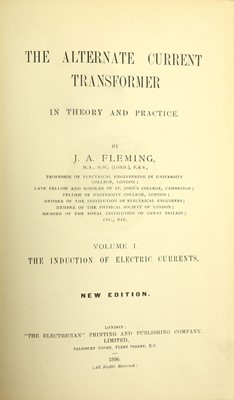 Lot 123 - Mathematics.- Fleming (J.A.) The Alternate...
