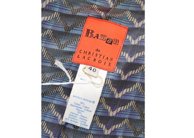 Lot 46 - Christian Lacroix Bazar Blue Jacket, 1990s,...