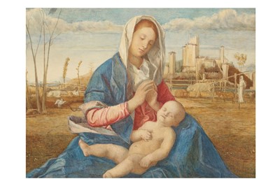 Lot 22 - AFTER GIOVANNI BELLINI  Madonna of the meadow...