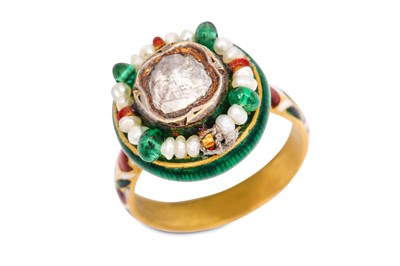 Lot 406 - A DIAMOND RING Jaipur, Rajasthan, India, late...