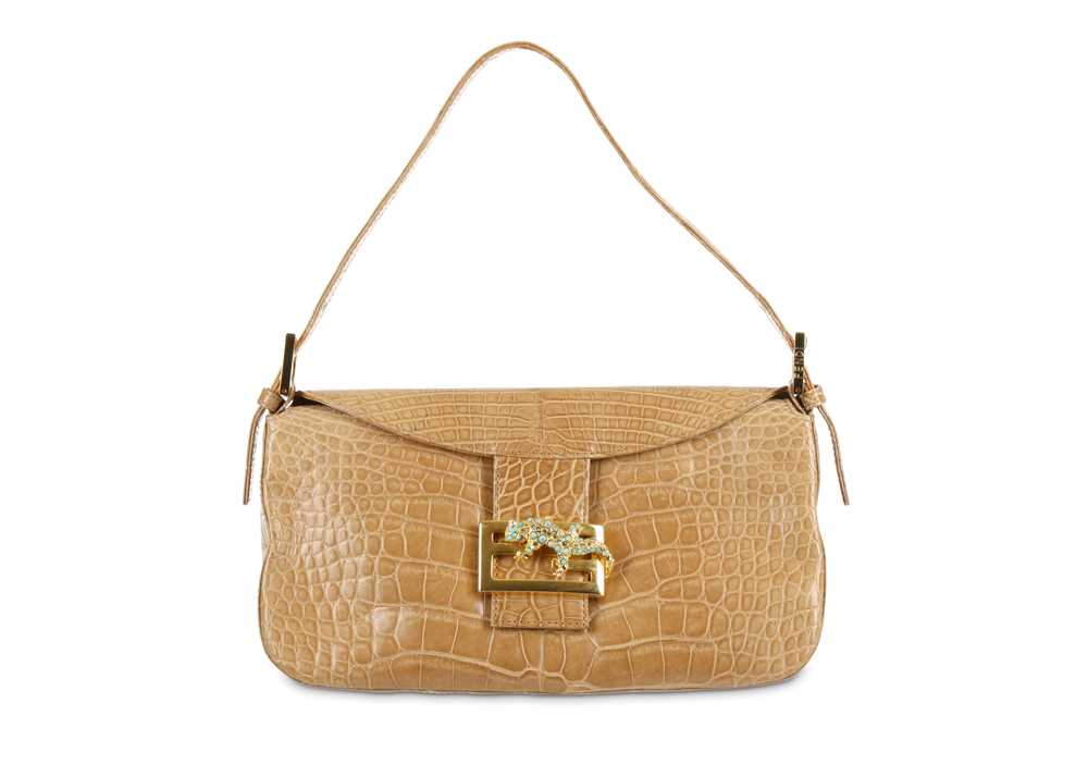 Fendi Crocodile Baguette