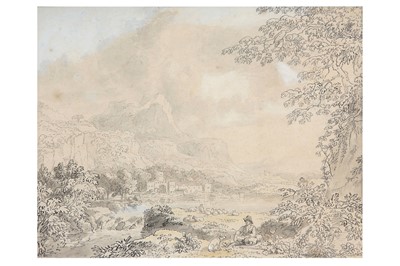 Lot 109 - ANTHONY DEVIS (BRITISH 1729 - 1816) Shepherd...