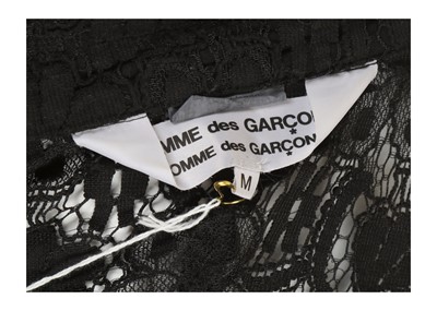 Lot 439 - Comme des Garcon Black Lace Jacket, long...