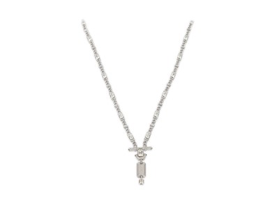 Lot 455 - Christian Dior Silver and Diamante Jewellery...