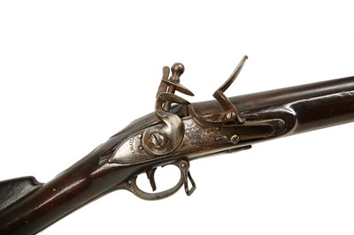 Lot 152 - A short land pattern brown bess musket, late...