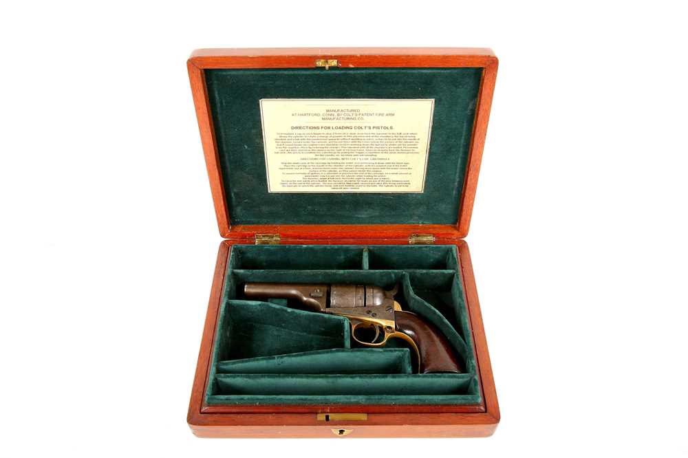 Lot 175 - A Model 1862 Colt Pocket Navy, 5 shot revolver,...