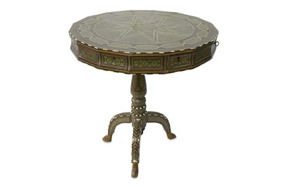 Lot 215 - A KHATAMKARI TABLE Iran, 19th century  The...