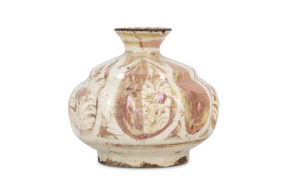 Lot 234 - A COPPER-LUSTRE POTTERY VASE Iran, 17th - 18th...