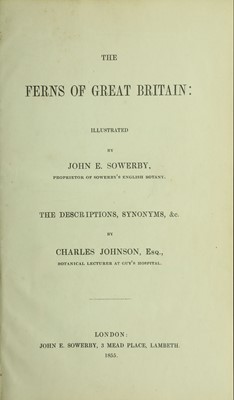 Lot 110 - Johnson (Charles) The Ferns of Great Britain,...