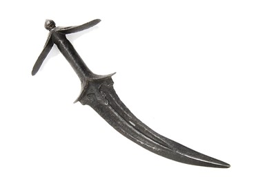 Lot 72 - A 16th to 17th century Indian chilanum dagger...