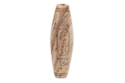 Lot 10 - AN EGYPTIAN INSCRIBED BEAD Third Intermediate...